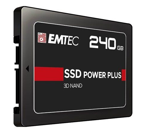 Emtec X150 Power Plus 3D NAND SSD - 240GB - SATA-600 - 2.5" Emtec X150 Power Plus 3D NAND SSD - 240GB - SATA-600 - 2.5"