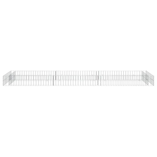 vidaXL Gabion høybed galvanisert stål 300x100x20 cm