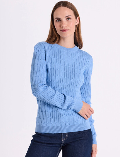FREE/QUENT Fqdodo Pullover Blue XXL