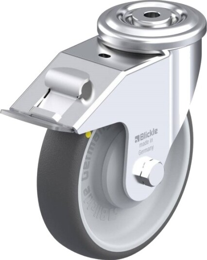 Blickle 852185 Ler-Path 160Ka-Fi-Els Styrehjul Med Brems Hjuldiameter 160 Mm Bæreevne (Maks.) 260 Kg 1 Stk