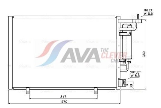 Kondensator AVA Clever Choice FD5707D Kondensator AVA Clever Choice FD5707D
