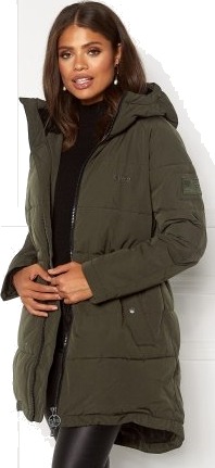 Svea W. Hourglass Puffer Jacket 206 Dark Army XS