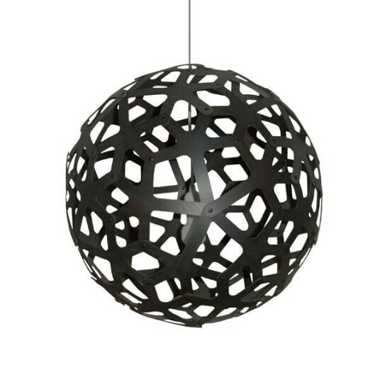 David Trubridge Coral Svart Taklampe Ø40 David Trubridge Coral Svart Taklampe Ø40