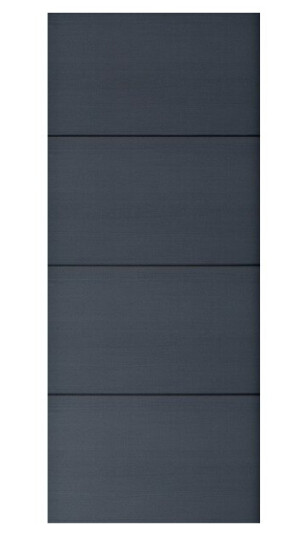 Flexislide Skyvedørsfronter luna 102cm grey oak structure