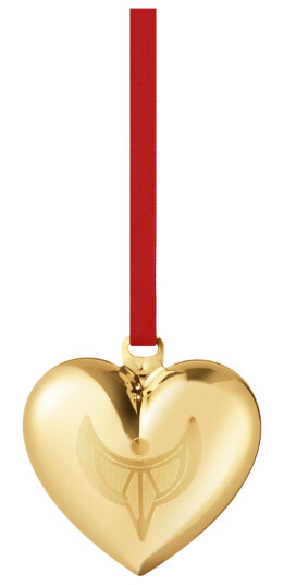 Georg Jensen Jul 2024 ornament hjerte gull