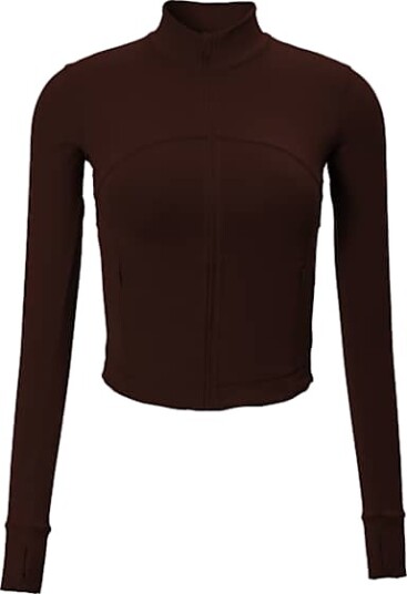 Caspara Sculptluxe Zip Jacket Dame Espresso M
