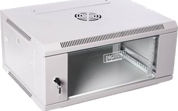 Digitus Professional Dn-W19 04U 450 Skap Veggmonterbar Grå Ral 7035 4U 19"