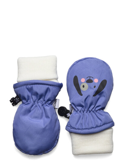 Kombi Baby Animal Inf Mitt - Blue - 6-12M