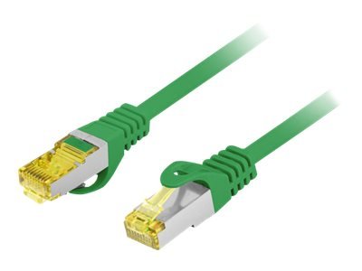 Lanberg Koblingskabel Rj-45 Hann Til Rj-45 Hann 1 M 6 Mm S/Ftp Cat 6A Halogenfri Flertrådet Uten Hindringer Rund Grønn Ral 6024