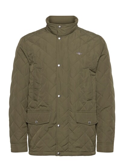 GANT Quilted Windcheater Mid Jacket Khaki green L
