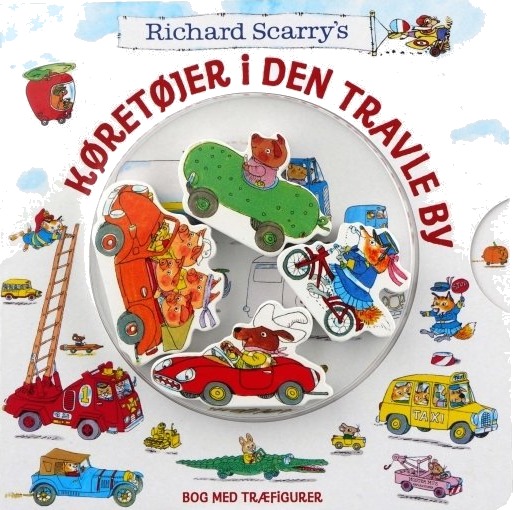 Kjøretøy I Den Travle Byen | Richard Scarry | Språk: Dansk