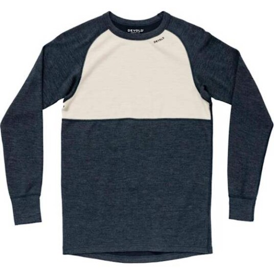 Devold Expedition Merino Silk Shirt Herre Ink/Offwhite S Devold Expedition Merino Silk Shirt Herre Ink/Offwhite S