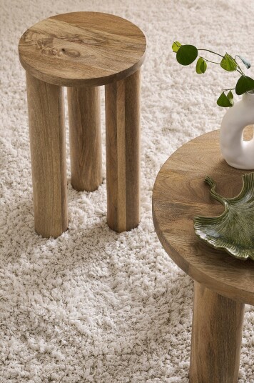 Ellos Home Sidebord Grow diameter 34,5 cm Natur