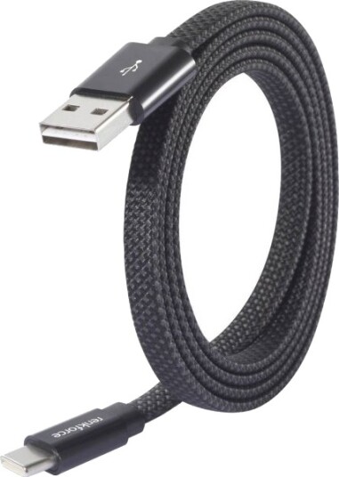 Renkforce Usb-Kabel Usb 2.0 Usb-A Til Usb-C Svart Med Magnetisk