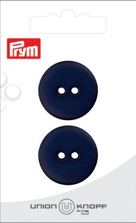 Prym Prym Flat Plastknapp Navy 25 Mm 2 Stk 