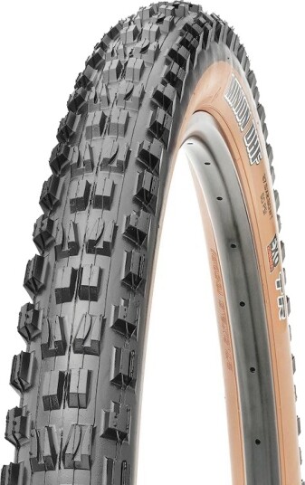 Maxxis Minion DHF EXO/TR MTB foldedekk 29"x2,60 (66-622) sort/brun Maxxis Minion DHF EXO/TR MTB foldedekk 29"x2,60 (66-622) sort/brun