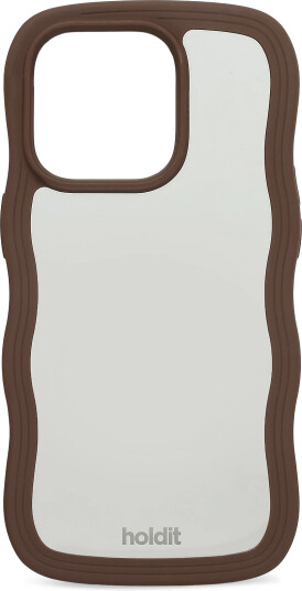 Holdit | Wavy Case Iphone Chocolate/Mirror | IPHONE 15 14 13