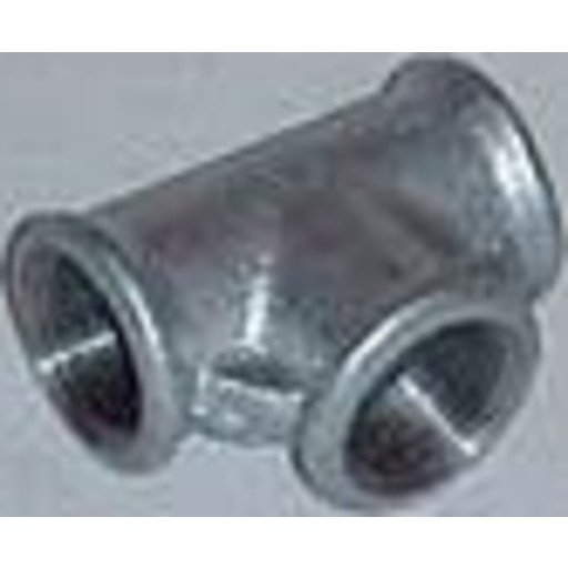 1" x 3/4" x 1/2" Galvanisert T-skjorte