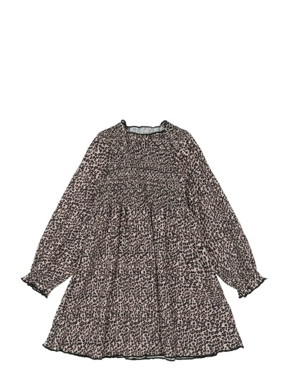 The New Tnstpetula L_S Pleat Dress Multi/patterned 92