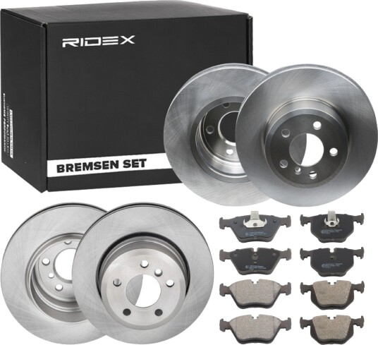 Bremseskiver og -klosser RIDEX 3405B1732