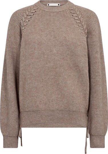 Co" Couture Rowcc Braid String Knit   MINK   XL