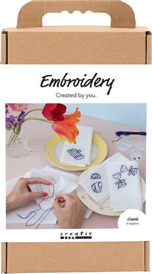 Creativ Company DIY Serviettpakke for brodering