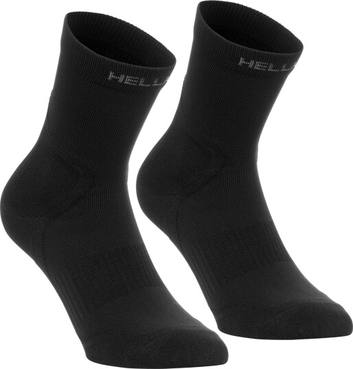 Hellner Shafted Run Sock 2 p Black Beauty 44 47