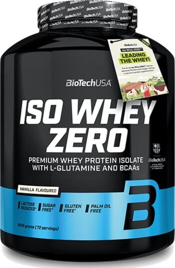 BioTech Iso Whey Zero – Flere Varianter – 1816g