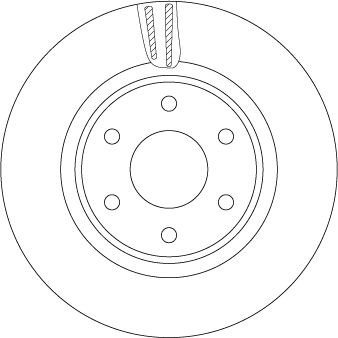 Bremseskive TRW DF7458S