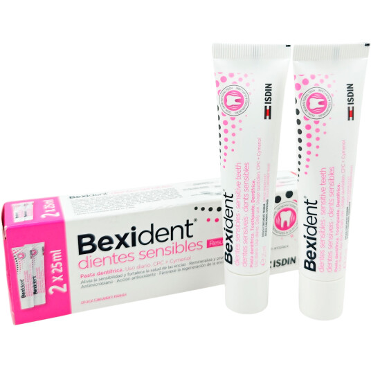 Tannkrem mot frostskader BEXIDENT Sensitive Teeth 2 x 25 ml