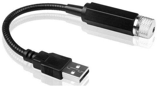 LED-lampe med USB-tilkobling - Justerbar - Rød