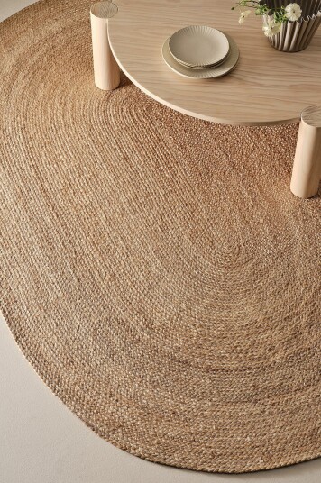 Jotex Ovalt Juteteppe Jute Natur AZZURA 21617220145