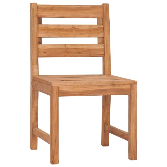 vidaXL Hagespisegruppe 3 deler heltre teak