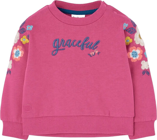 Boboli Fleece Sweatshirt For Girl Bci Pink 80