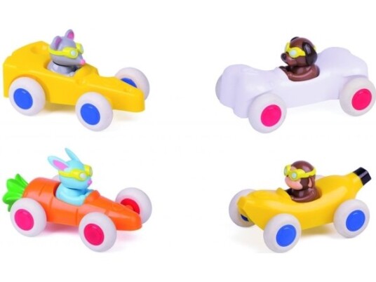 Viking Toys Happy Cars Kanin Mus Abe Hund 045-1360 Assorteret