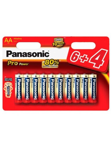 Panasonic AA - batterier 10pk Panasonic AA - batterier 10pk