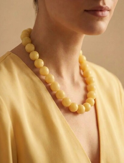 SNÖ of Sweden Bubble Big Neck 40 G/Yellow   40Cm   Yellow   ONE SIZE 40 cm