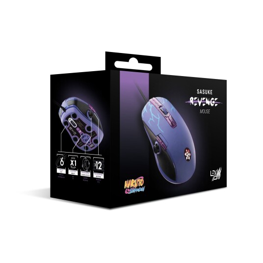 Lexip Tsume Sasuke Revenge Optisk Trackball Mus Lilla Lexip Tsume Sasuke Revenge Optisk Trackball Mus Lilla