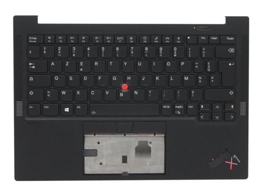 Sunrex - Erstatningstastatur For Bærbar Pc - Med Trackpoint - Bakbelysning - Fransk - Med Toppdeksel - For Thinkpad X1 Carbon Gen 9 20Xw, 20Xx