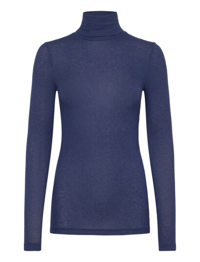 Bruuns Bazaar Angelabb Roll Neck - Navy - S