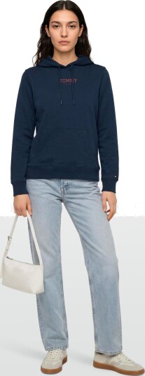 Tommy Jeans Tjw Reg Ess Logo 2 Hoodie Ext Navy S