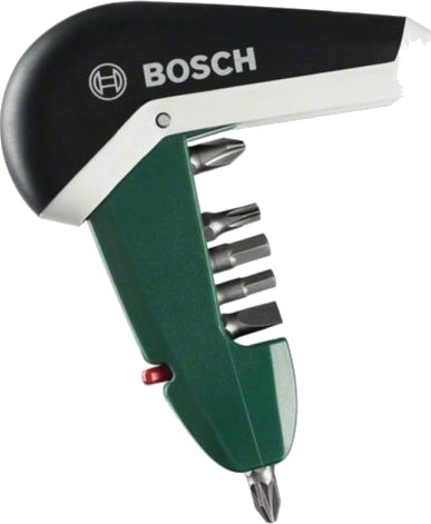 Bosch 7-delt Skrutrekkerbits Sett for Håndverktøy 1/4" (6,3 Mm)