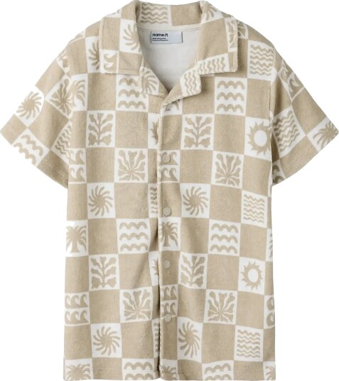 Name It Nkmherwin Ss Terry Shirt   White   146 152