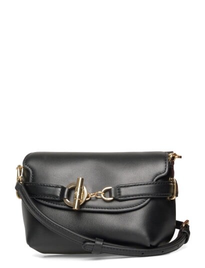 Lauren Ralph Lauren Natural Smth Leathr Blke Sm Crs Cxb Black ONE SIZE