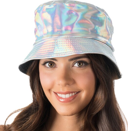 Chaks Solhatt Skimrende Sølv One size 13440