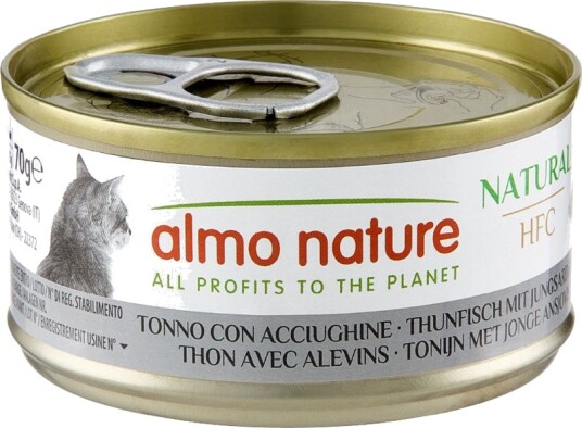 Almo Nature Våtfôr Hfc Natural Tunfisk & Ungsardiner 70G 6 X 70 G