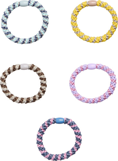 Pieces Pcjasmina Hair Elastic 5-Pack D2D Purple ONE SIZE Pieces Pcjasmina Hair Elastic 5-Pack D2D Purple ONE SIZE