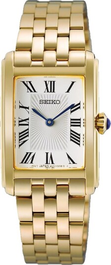 Seiko Conceptual dameklokke i gullfarget stål