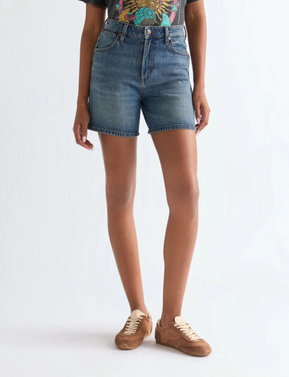 Wrangler Cowboy Short 5 Inch Blue 25 x 00