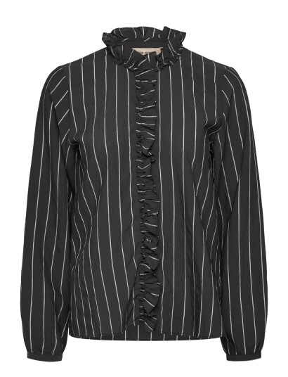 MOS MOSH Mmbilly Stripe Shirt - Black - XS